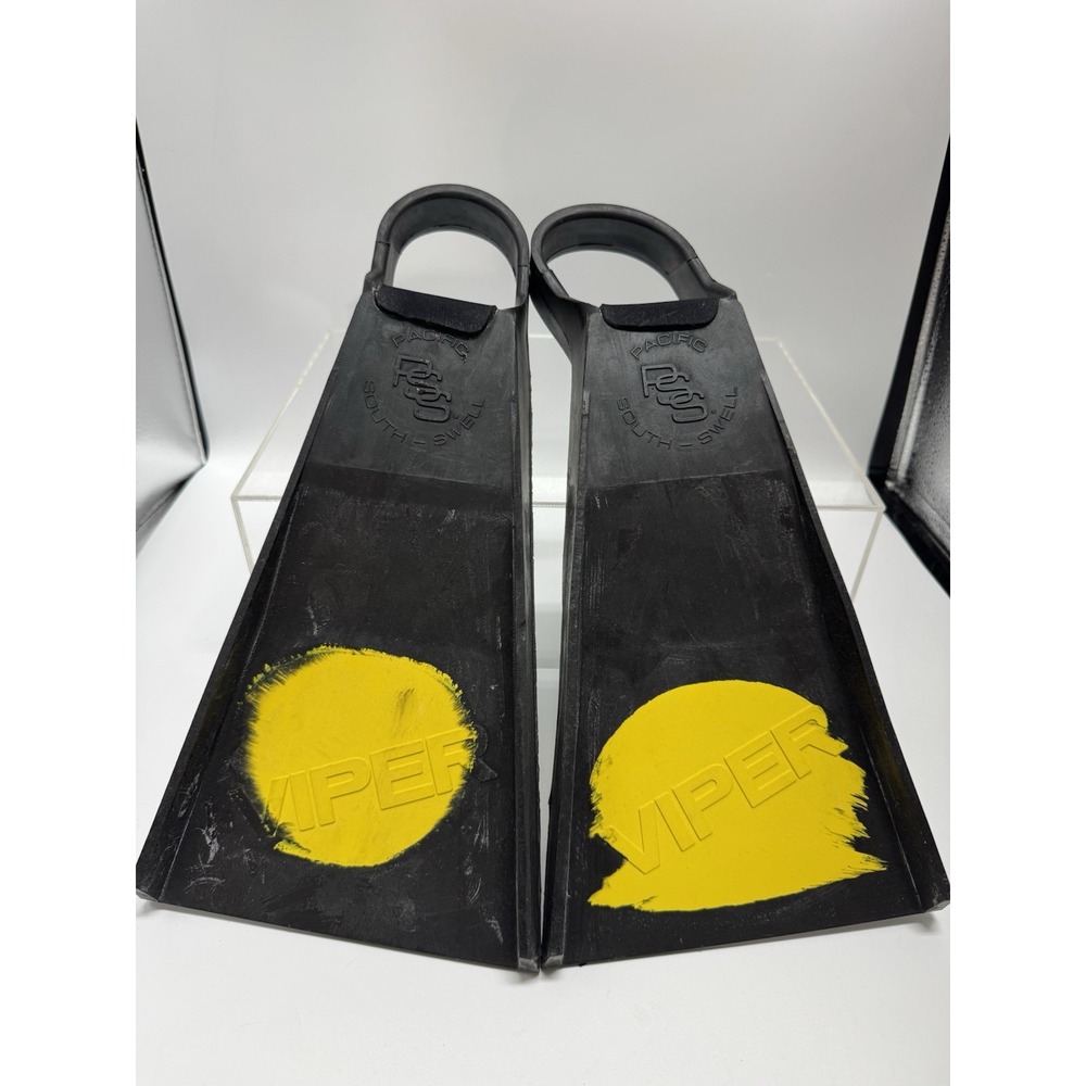 Brand New Viper Bodysurfing Bodyboarding Fins V-5 Yellow Size Extra Small 5-7